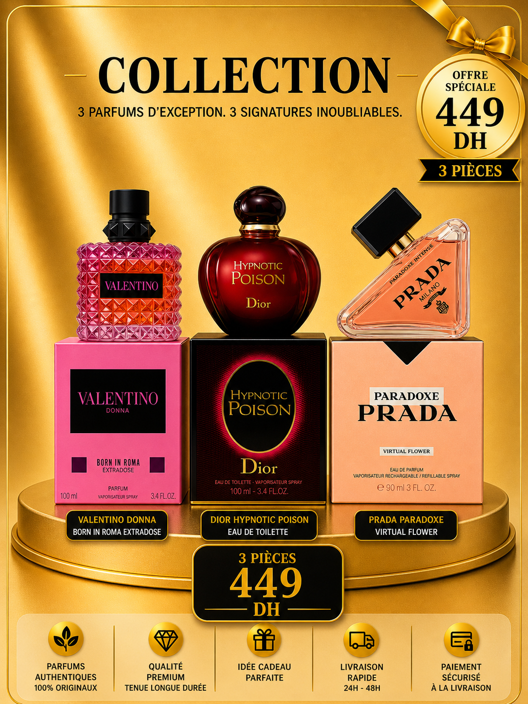 Offre 3 Parfums Luxe